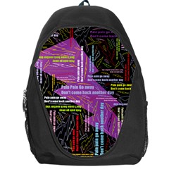 Pain Pain Go Away Backpack Bag by FunWithFibro