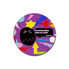 Excruciating Agony Drink Coasters 4 Pack (round) by FunWithFibro