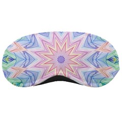 Soft Rainbow Star Mandala Sleeping Mask by Zandiepants