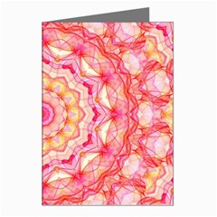 Yellow Pink Romance Greeting Card (8 Pack) by Zandiepants