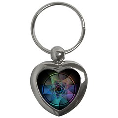 Pi Visualized Key Chain (heart) by mousepads123