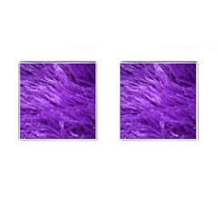 Purple Tresses Cufflinks (square) by FunWithFibro