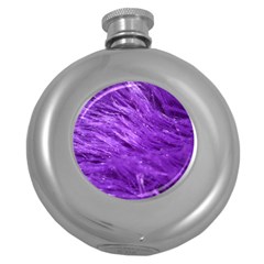 Purple Tresses Hip Flask (round) by FunWithFibro