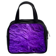 Purple Tresses Classic Handbag (two Sides) by FunWithFibro