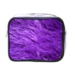 Purple Tresses Mini Travel Toiletry Bag (one Side) by FunWithFibro