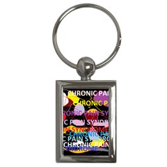 Chronic Pain Syndrome Key Chain (rectangle) by FunWithFibro