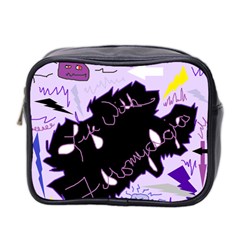 Life With Fibromyalgia Mini Travel Toiletry Bag (two Sides) by FunWithFibro