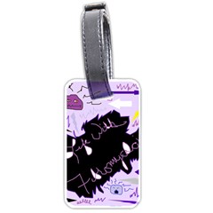 Life With Fibromyalgia Luggage Tag (one Side) by FunWithFibro