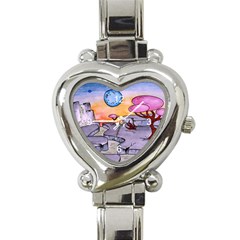 Elsewhere1 Heart Italian Charm Watch  by CaterinaBassano