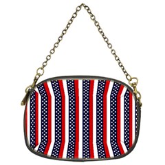 Patriot Stripes Chain Purse (one Side) by StuffOrSomething