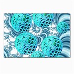 Teal Sea Forest, Abstract Underwater Ocean Postcards 5  x 7  (10 Pack) Front