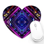 Galaxy Mouse Pad (Heart) Front