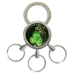 Clover 3-ring Key Chain by Rbrendes