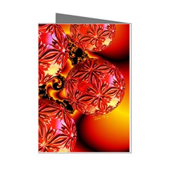  Flame Delights, Abstract Red Orange Mini Greeting Card (8 Pack) by DianeClancy