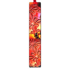  Flame Delights, Abstract Red Orange Large Bookmark by DianeClancy