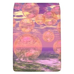 Glorious Skies, Abstract Pink And Yellow Dream Removable Flap Cover (large) by DianeClancy