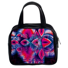 Cosmic Heart Of Fire, Abstract Crystal Palace Classic Handbag (two Sides) by DianeClancy