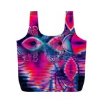 Cosmic Heart of Fire, Abstract Crystal Palace Reusable Bag (M) Front