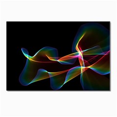 Fluted Cosmic Rafluted Cosmic Rainbow, Abstract Winds Postcards 5  X 7  (10 Pack) by DianeClancy