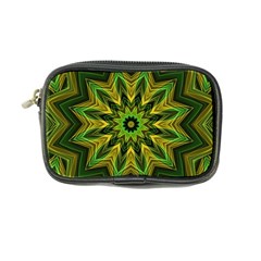 Woven Jungle Leaves Mandala Coin Purse by Zandiepants