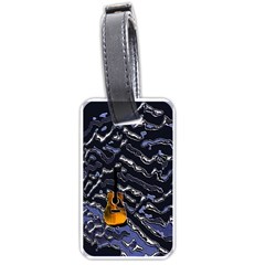 Sound Waves Luggage Tag (one Side) by Rbrendes