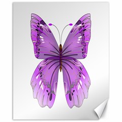 Purple Awareness Butterfly Canvas 16  X 20  (unframed) by FunWithFibro