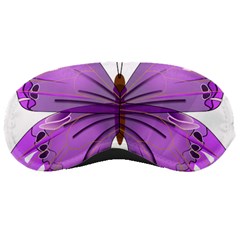 Purple Awareness Butterfly Sleeping Mask by FunWithFibro