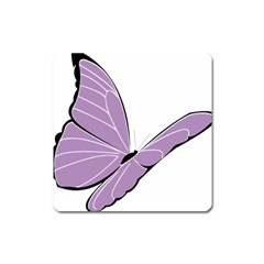 Purple Awareness Butterfly 2 Magnet (square) by FunWithFibro