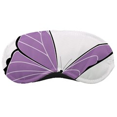 Purple Awareness Butterfly 2 Sleeping Mask by FunWithFibro