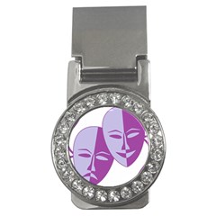 Comedy & Tragedy Of Chronic Pain Money Clip (cz) by FunWithFibro