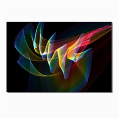 Northern Lights, Abstract Rainbow Aurora Postcards 5  X 7  (10 Pack) by DianeClancy