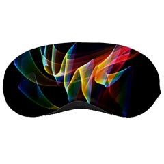 Northern Lights, Abstract Rainbow Aurora Sleeping Mask by DianeClancy