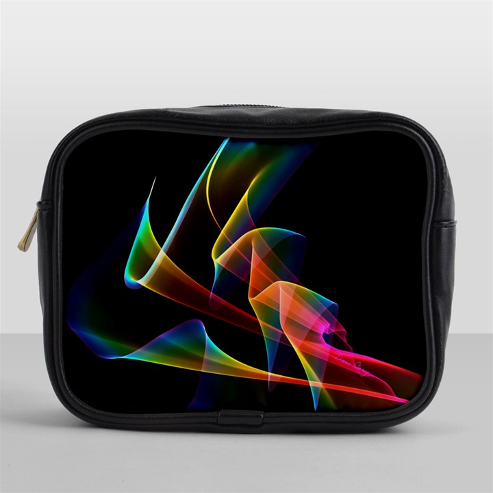 Crystal Rainbow, Abstract Winds Of Love  Mini Travel Toiletry Bag (One Side)