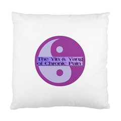 Yin & Yang Of Chronic Pain Cushion Case (two Sided)  by FunWithFibro