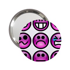 Chronic Pain Emoticons Handbag Mirror (2 25 ) by FunWithFibro