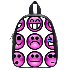 Chronic Pain Emoticons School Bag (small) by FunWithFibro