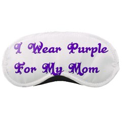 I Wear Purple For My Mom Sleeping Mask by FunWithFibro