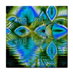 Mystical Spring, Abstract Crystal Renewal Ceramic Tile by DianeClancy