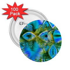 Mystical Spring, Abstract Crystal Renewal 2 25  Button (100 Pack) by DianeClancy