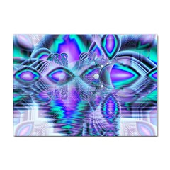 Peacock Crystal Palace Of Dreams, Abstract A4 Sticker 10 Pack by DianeClancy