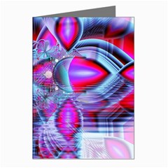 Crystal Northern Lights Palace, Abstract Ice  Greeting Card (8 Pack) by DianeClancy