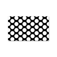 Black And White Polkadot Sticker (rectangle) by Zandiepants