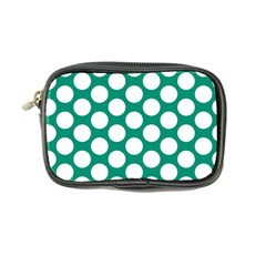 Emerald Green Polkadot Coin Purse by Zandiepants