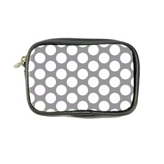 Grey Polkadot Coin Purse by Zandiepants