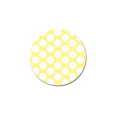 Yellow Polkadot Golf Ball Marker by Zandiepants