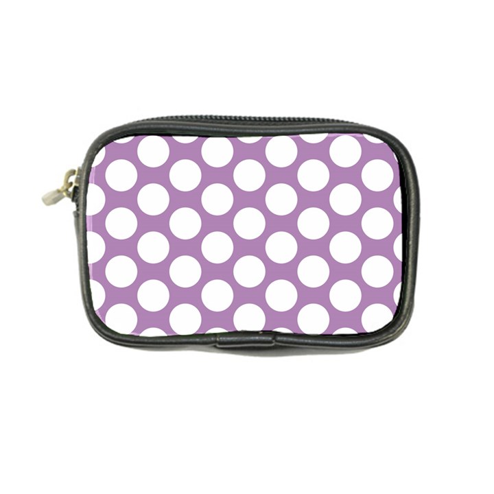 Lilac Polkadot Coin Purse