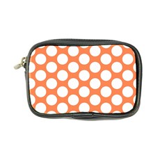 Orange Polkadot Coin Purse by Zandiepants