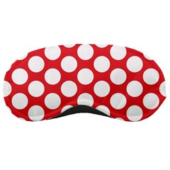 Red Polkadot Sleeping Mask by Zandiepants