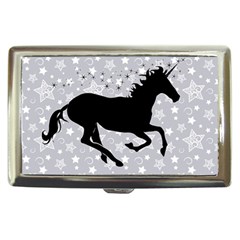 Unicorn On Starry Background Cigarette Money Case by StuffOrSomething