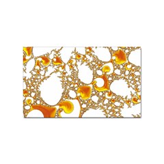 Special Fractal 04 Orange Sticker (rectangle) by ImpressiveMoments